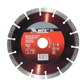 Disco Diamantado 350mm x 25,4mm Segmentado com Anel 22,23mm 731659 MTX