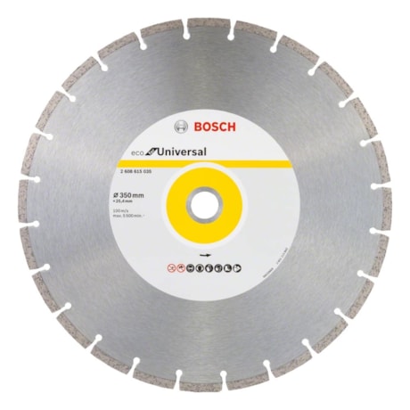 Disco Diamantado 350mmx25.4mm 8.2mm Segmentado 2608615035 BOSCH-dc298ebc-b756-4eaf-a8df-48316ec61d43