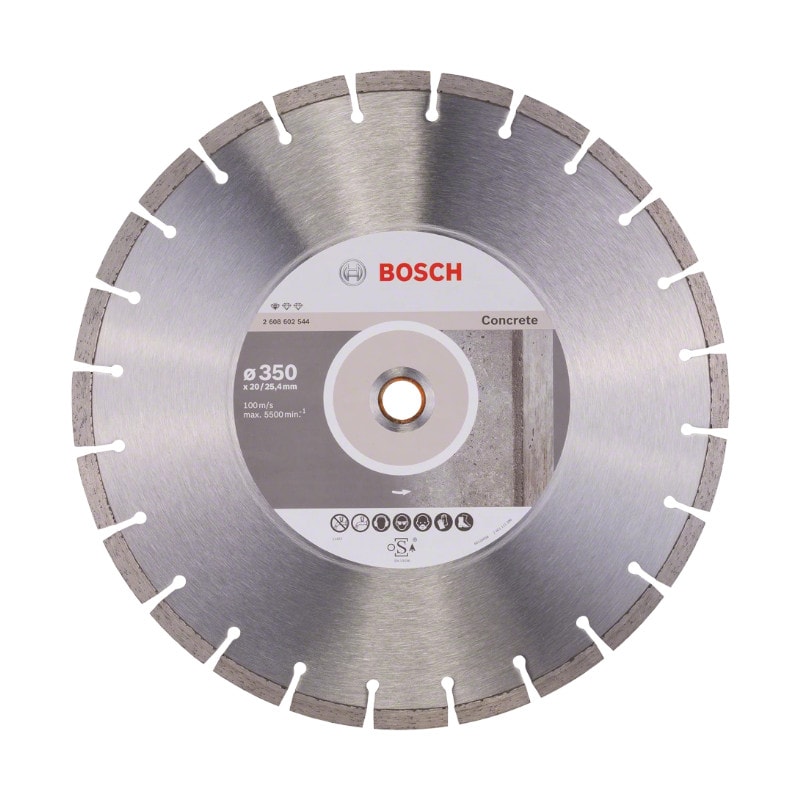 Disco Diamantado 350x25.4mm 10mm 2608602544 BOSCH - Anhanguera