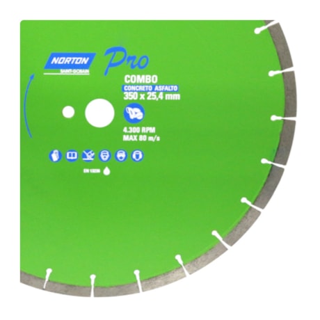 Disco Diamantado 350x25.4mm 10mm 70184602123 NORTON-4538edf5-fb6f-4752-9abf-b09b2878b0c0