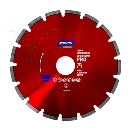 Disco Diamantado 350x50mm 4.300rpm PRO MARMORE NORTON-df9953a1-3dc1-417d-9437-3fdf187bde91
