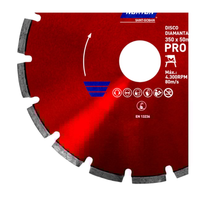 Disco Diamantado 350x50mm 4.300rpm PRO MARMORE NORTON-2dd0b520-ea2f-42d7-bd7c-a6570733a9d7