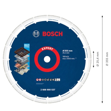 Disco Diamantado 355mm x 22,2mm EXPERT para Metal Segmentado 2608900537 BOSCH-20b7562e-2d17-4681-b87c-3ec095c241c6