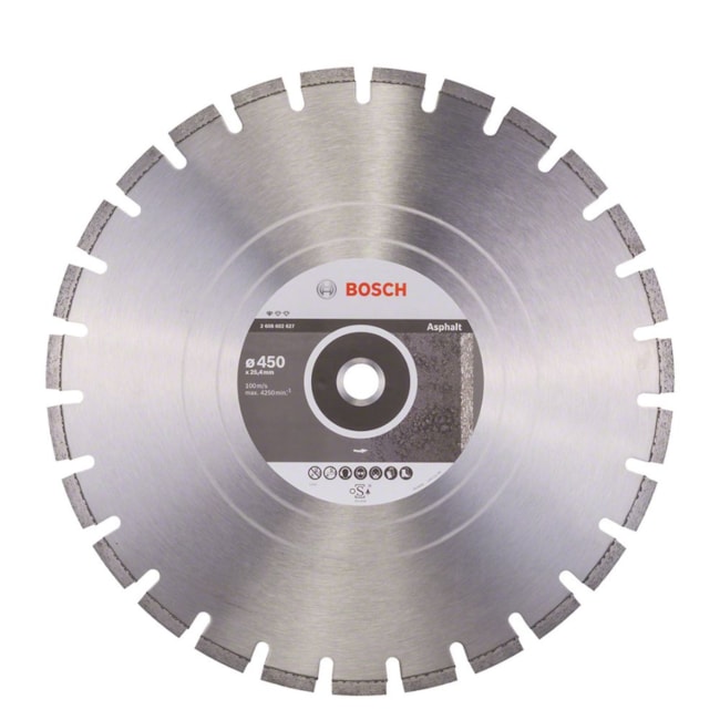 Disco Diamantado 450x25,4mm 10mm Segmentado Standard Asphalt 2608602627 BOSCH-fb41d44f-ad36-431a-ab50-8654c89d49cf