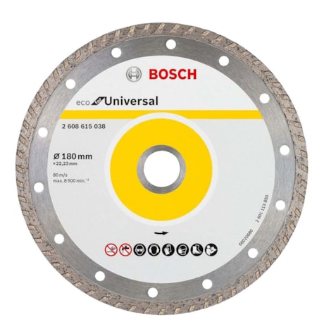 Disco diamantado ECO For Universal 180mmx22.2mm 12mm 2608615038 BOSCH-1858b562-0152-4ec3-9657-9adec7428709