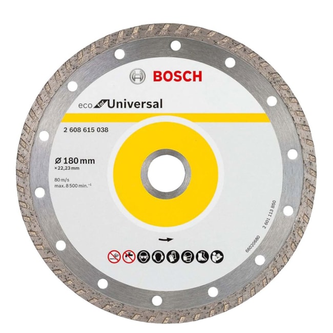 Disco diamantado ECO For Universal 180mmx22.2mm 12mm 2608615038 BOSCH-71c64271-64d7-4190-b09c-702baa36ba74