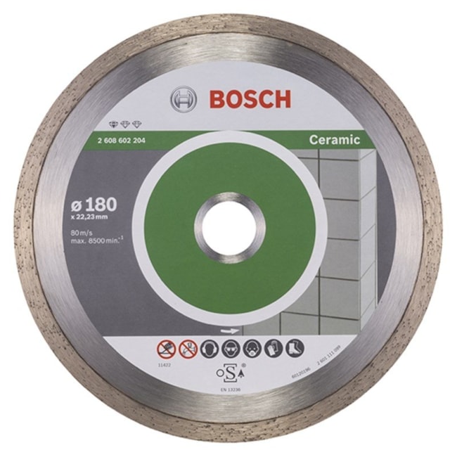 Disco Diamantado para Cerâmica 180 x 22.23mm 10mm 2608602204 BOSCH-280db641-e12a-47dd-be33-97112db520d0