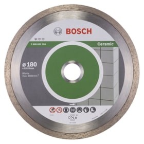 Disco Diamantado para Cerâmica 180 x 22.23mm 10mm 2608602204 BOSCH