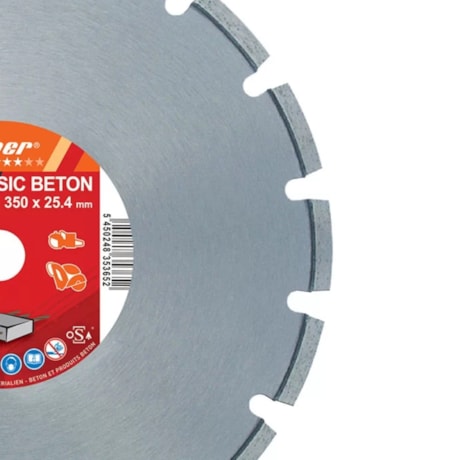 Disco Diamantado para Concreto 350 X 25,4mm 70184626872 CLIPPER CLASSIC BETON NORTON-df732d4f-3a8b-4be1-826c-c4036f78a6e8