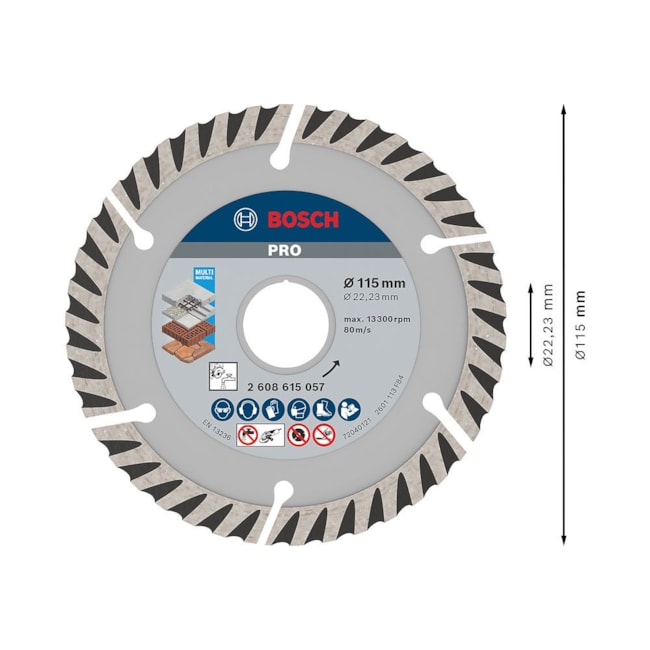 Disco Diamantado PRO Multi Material Segmentado 115 x 22,23 x 2 x 10mm 2608615057 BOSCH-1e37a233-3cdc-4a95-8865-7540e4b5cf23