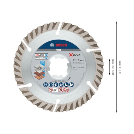 Disco Diamantado PRO Multi Material X-Lock Segmentado 115 x 22,23 x 2mm 2608615165 BOSCH-7a3e98e2-e1ae-45fd-8511-d37d718fae55