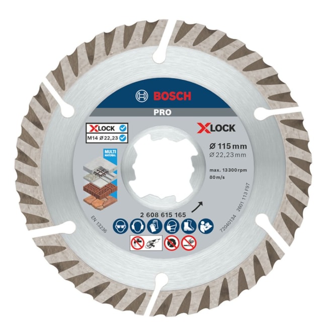 Disco Diamantado PRO Multi Material X-Lock Segmentado 115 x 22,23 x 2mm 2608615165 BOSCH-b81f9fd7-c7e5-42bb-8d4d-07c936e5ae75