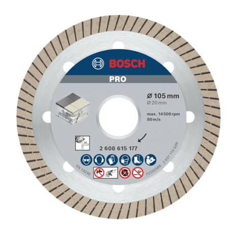 Disco Diamantado PRO Porcelanato Turbo 105x20x1,4x8mm 2608615177 BOSCH-c5f94773-5f72-497a-acc2-cd70735e9fb1