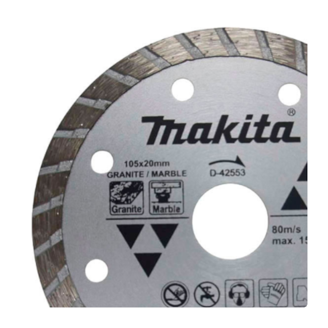 Disco Diamantado Turbo 105mm 20.0mm D-42553 MAKITA-7c41132b-8c30-4e16-974d-efc61c8222ae