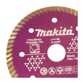 Disco Diamantado Turbo 110x20.0mm D-51057 MAKITA