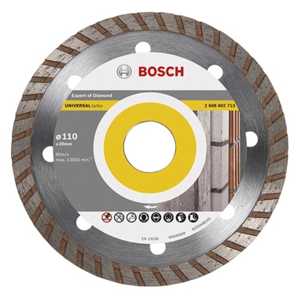 Disco Diamantado Turbo Universal 110 x 20mm 8mm 2608602713 BOSCH-aa2c8c60-df1b-4d0b-8167-013e054dffc4