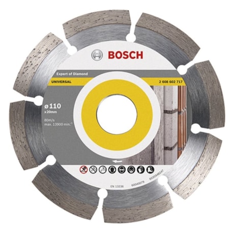 Disco Diamantado Universal 110 x 20mm 8mm 2608602717 BOSCH-e98470c1-fa58-4627-ac12-6099da341226