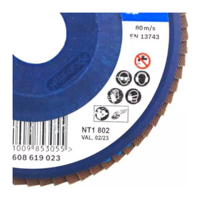 Disco Flap 4.1/2'' Grão 120 2608619023 BOSCH
-9e2d1590-1fbe-4177-b99b-6f77093985e5