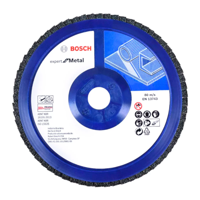 Disco Flap 4.1/2'' Grão 40 2608619020 BOSCH-4c3c3f88-9c43-4e9e-ba5f-1c96c3eab18d