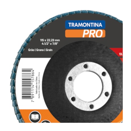 Disco Flap 4.1/2'' Grão 45104/003 TRAMONTINA PRO