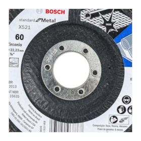 Disco Flap 4.1/2'' Grão 60 2608619289 BOSCH