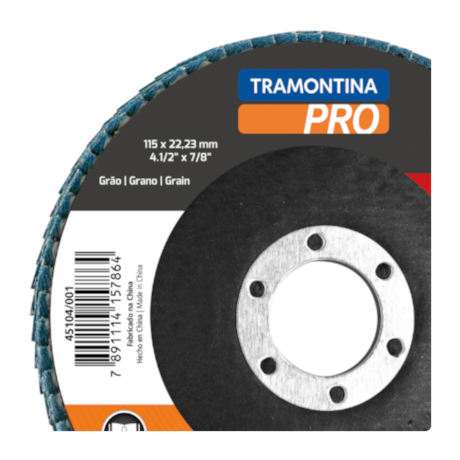 Disco Flap 4.1/2'' Grão 60 45104/002 TRAMONTINA PRO-af9b8427-e17a-4b6c-9095-ff5773d049c8