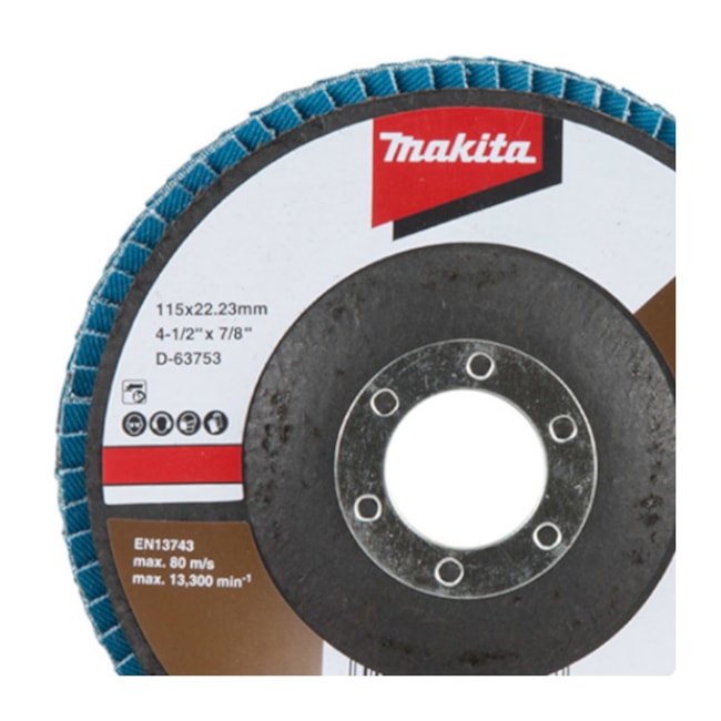 Disco Flap 4.1/2'' Grão 60 D-63753 MAKITA
-83d0c7ff-ae2b-4ce8-b1a1-6cb8b95d9109
