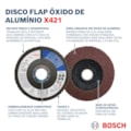 Disco Flap 4.1/2" Grão 60 Fibra de Vidro 2608619907 BOSCH