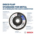 Disco Flap 4.1/2'' Grão 80 2608619290 BOSCH