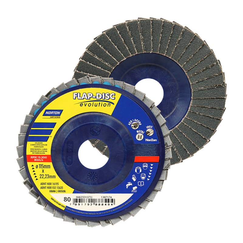 Disco Flap Disc 4 1 2 Gr 80 Plastico Norzon R 822 Anhanguera Ferramentas disco-flap-disc-4-1-2-gr-80-plastico-norzon-r-822-anhanguera-ferramentas