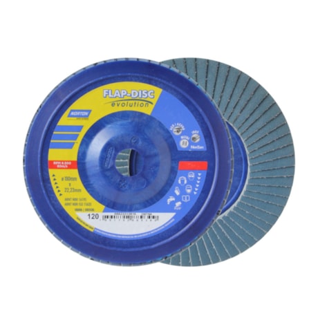 Disco Flap 7'' Grão 120 R 822 PLASTICO NORTON-b71779d1-2e23-4e10-b1d9-a94febb4f488