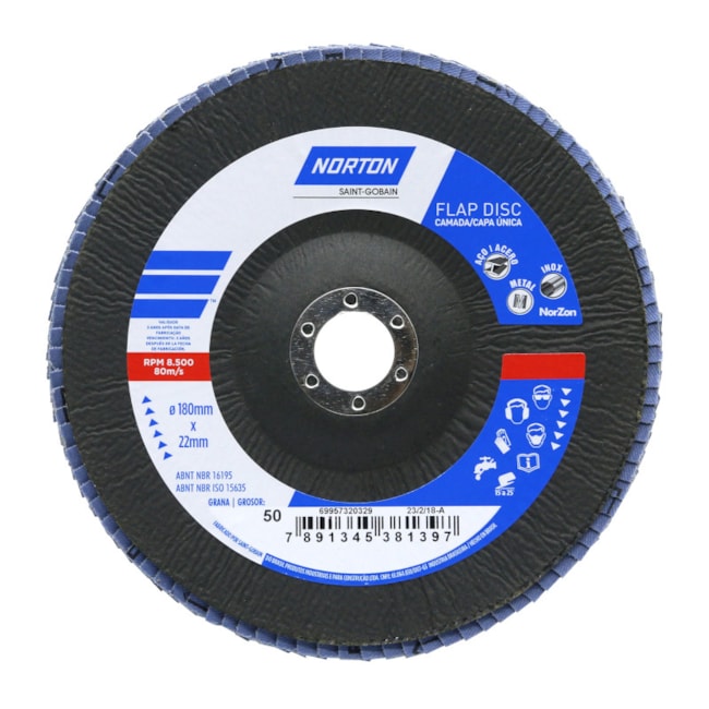 Disco Flap 7'' Grão 50 R 822 FIBRA NORTON -b9e7aaae-f685-4bc4-b974-1a10cfc339ed