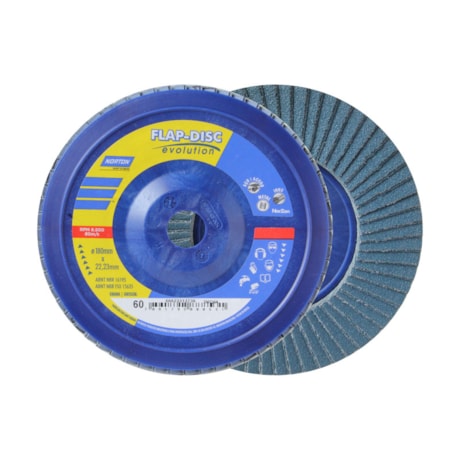 Disco Flap 7'' Grão 60 R 822 PLASTICO R 822 PLASTICO -d201882c-f0fe-4027-bff3-a912678a7a21