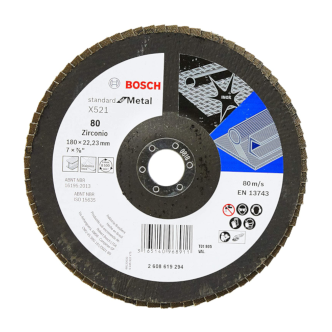 Disco Flap 7'' Gão 80 2608619294 BOSCH-9eeed37c-f563-4d9a-90fe-a3599e9c5c9b