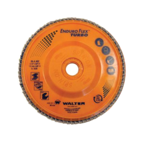 Disco Flap 7'' Grão 80 ENDURO-FLEX WALTER ABRASIVOS-2eab0d7d-d298-4f3d-9d12-2416076892ad