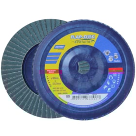 Disco Flap 7'' Grão 80 R 822 PLASTICO NORTON 