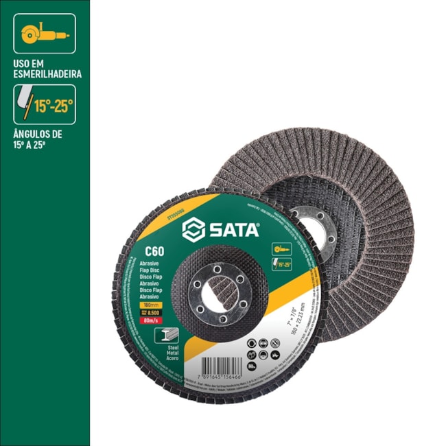 Disco Flap Abrasivo Metal 7