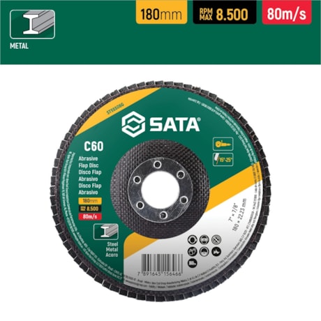 Disco Flap Abrasivo Metal 7