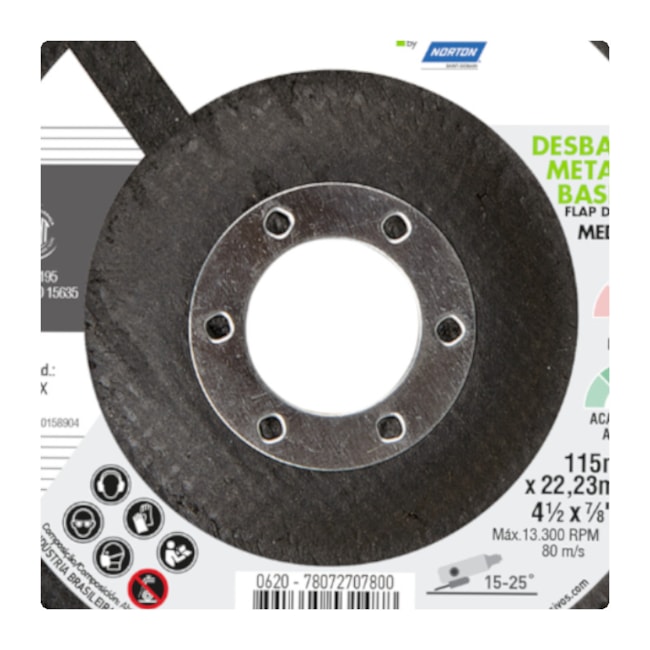 Disco Flap Classic Basic 4.1/2'' 120 NORTON 78072707802-c34d0f22-1e9f-4541-b8ef-6862378e60b8