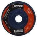 Disco Flap Disc 4.1/2" grao 120 Plastico FDPL115120 DEZCO