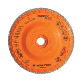 Disco Flap Inox 7'' GR 40 ENDURO-FLEX 15R704 WALTER ABRASIVOS