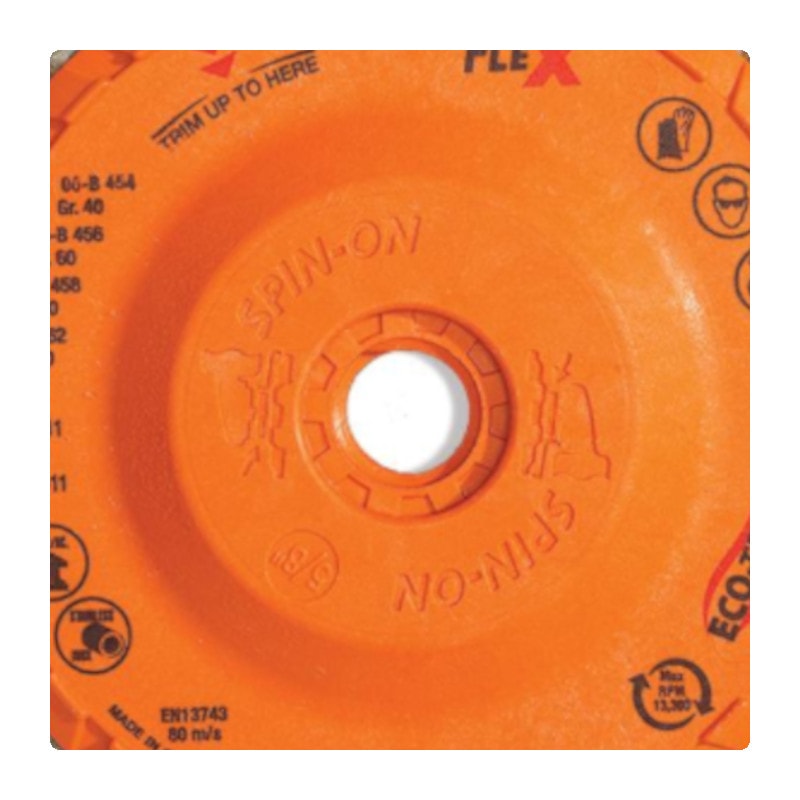 yeri Disco Flap Inox 7'' GR 40 ENDURO-FLEX 15R704 WALTER ABRASIVOS