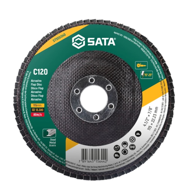 Disco Flap Metal / Inox 4.1/2