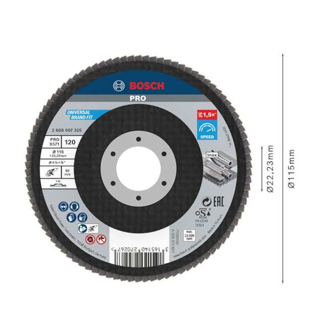 Disco Flap PRO X571 4.1/2