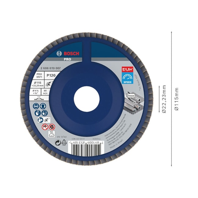 Disco Flap PRO X571 4.1/2