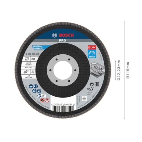 Disco Flap PRO X571 4.1/2