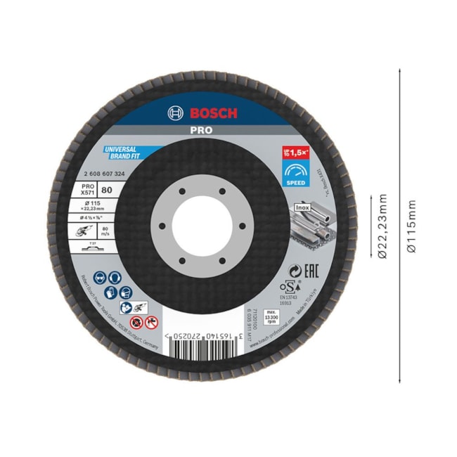 Disco Flap PRO X571 4.1/2