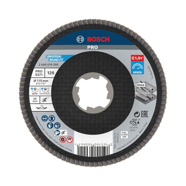 Disco Flap PRO X571 X-Lock 4.1/2