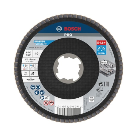 Disco Flap PRO X571 X-Lock 4.1/2