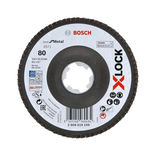 Disco Flap PRO X571 X-Lock 4.1/2